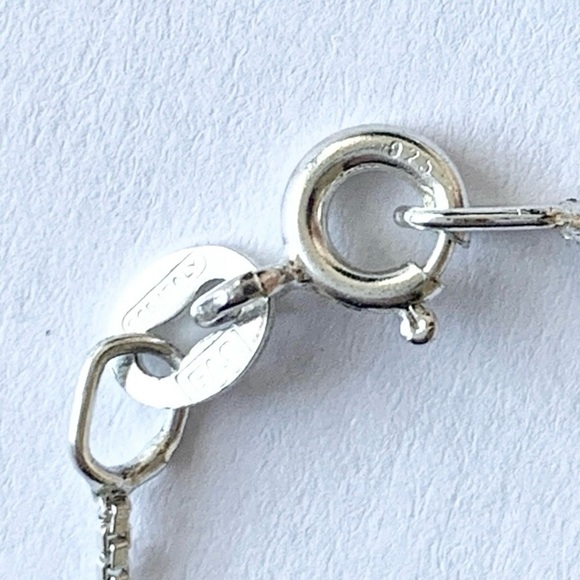 925 Sterling Silver Necklace Heart - Picture 5 of 12